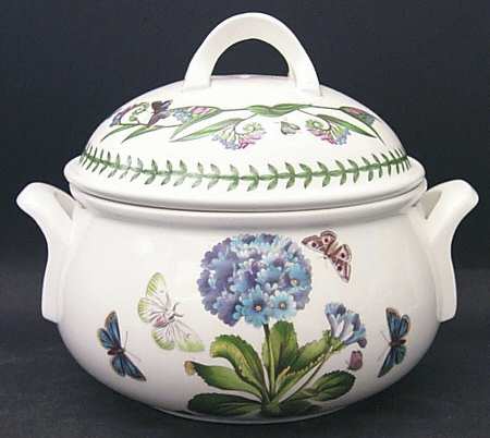 Botanic Garden 2.5qt Round Covered Casserole Romantic Shape by Portmeirion