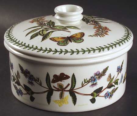 Botanic Garden 1.5 Qt Rd Cov Drum Casserole/Vegetable/Souffle