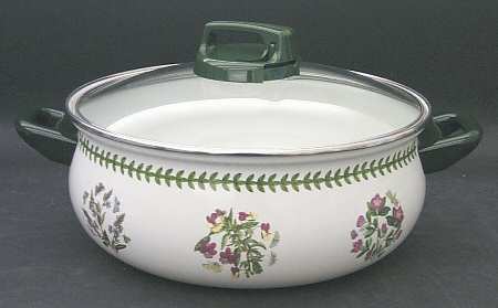 Botanic Garden 5 Quart Metal Covered Casserole