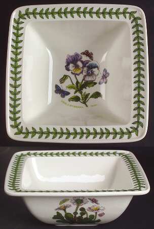 Botanic Garden 6" Square Bowl