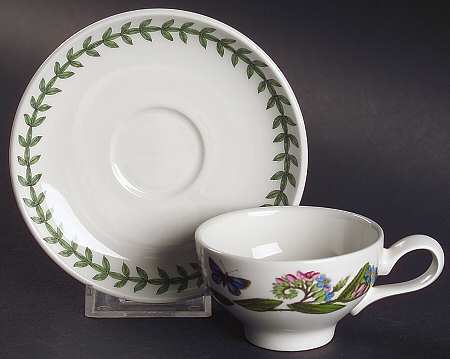 Botanic Garden Espresso/Traditional Cup & Saucer Set