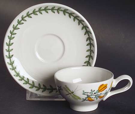 Botanic Garden Espresso/Traditional Cup & Saucer Set