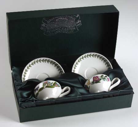 Botanic Garden 25th Anniversary Espresso Cup & Saucer - Set of 2