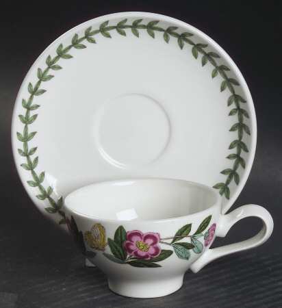 Botanic Garden Espresso Cup & Saucer Set-25 Anniversary