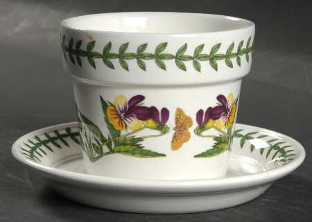 Botanic Garden 2" Herb Pot w/Underplate