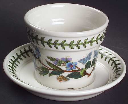 Botanic Garden 2" Herb Pot w/Underplate