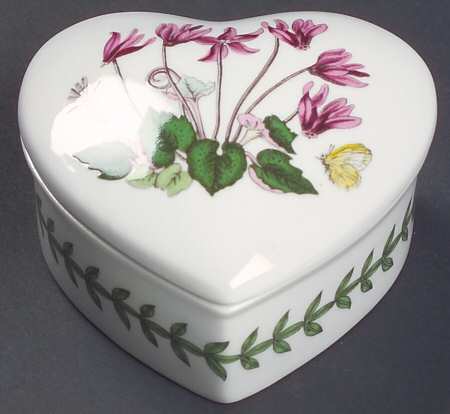 Botanic Garden Heart Shaped Box & Lid