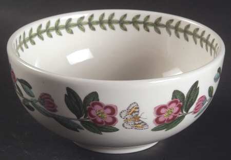 Botanic Garden Indiv Salad/Dessert/Fruit Bowl W/Laurel Inside