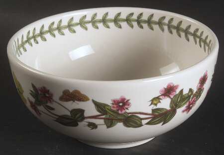 Botanic Garden Indiv Salad/Dessert/Fruit Bowl W/Laurel Inside