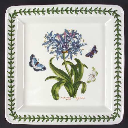 Botanic Garden Square Dinner Plate