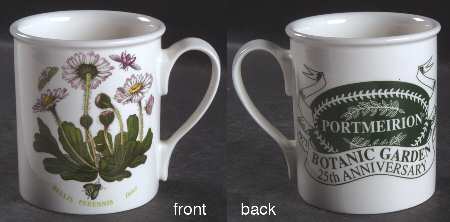 Botanic Garden 25th Anniversary Commemorative Breakfast Mug by Portmeirion