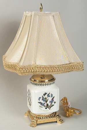 Botanic Garden Square Canister Lamp & Shade