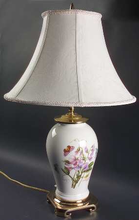 Botanic Garden Canton Vase Lamp & Shade