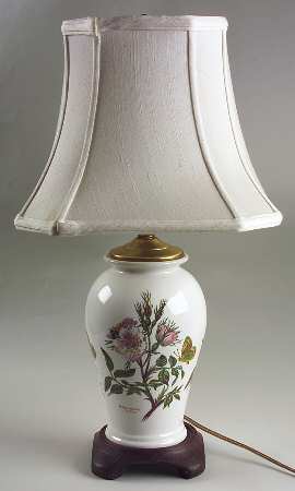 Botanic Garden 18" Electric Lamp & Shade