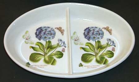 Botanic Garden 11" Oval Divided Vegetable Bowl