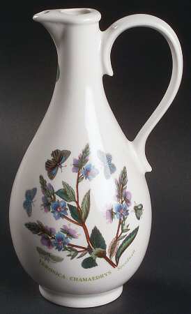 Botanic Garden Handled Oil Cruet No Stopper