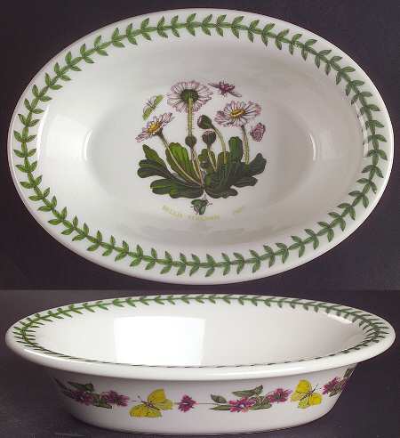 Botanic Garden 8" Oval Pie Baker