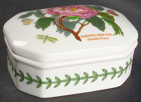 Botanic Garden 4" Octagonal Box with Lid