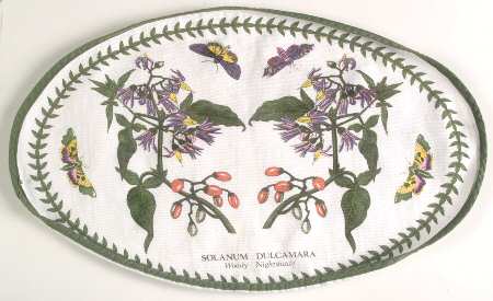 Botanic Garden Oval Cloth Placemat