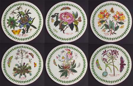 Botanic Garden Set of 6 Round Corkback Placemat