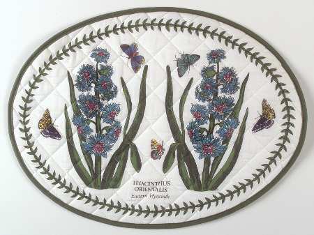 Botanic Garden Oval Cloth Placemat