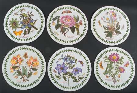 Botanic Garden (Set of 6) Round Corkback Placemats