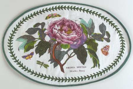 Botanic Garden Oval Cloth Placemat
