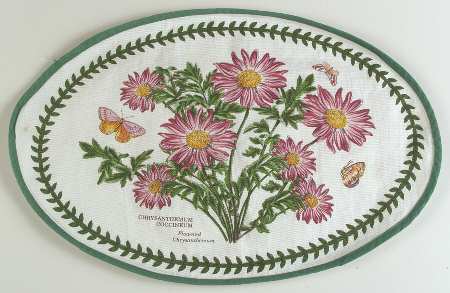 Botanic Garden Oval Cloth Placemat