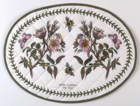 Botanic Garden Oval Cloth Placemat