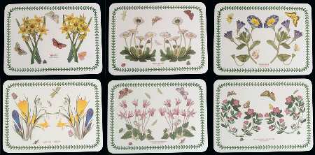 Botanic Garden Small Corkboard Placemat (Set of 6 Motifs)