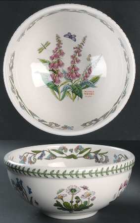 Botanic Garden 10" Large Salad Serving Bowl