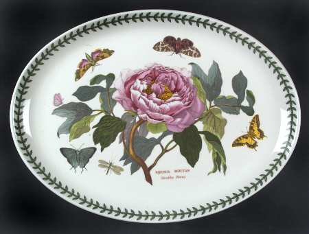 Botanic Garden 14" Oval Steak Platter