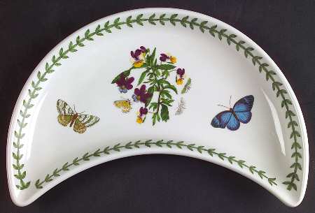 Botanic Garden Crescent Salad Plate
