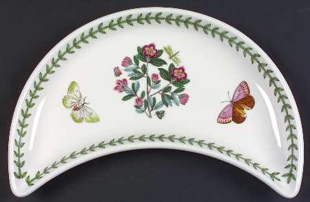 Botanic Garden Crescent Salad Plate
