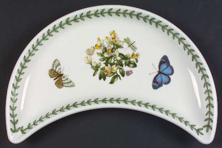 Botanic Garden Crescent Salad Plate