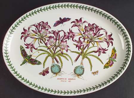 Botanic Garden 14" Oval Steak Platter