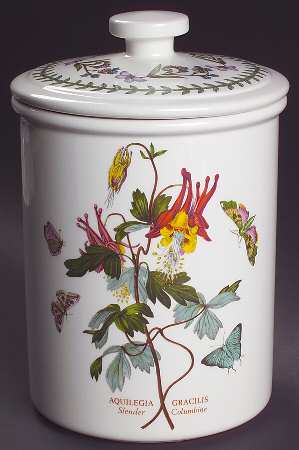 Botanic Garden 8" Storage Crock & Lid