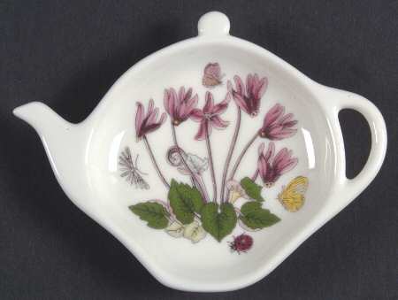 Botanic Garden Teapot Shape Spoon Rest (Holds 1 Spoon)