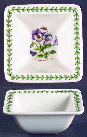 Botanic Garden 4" Square Mini Bowl