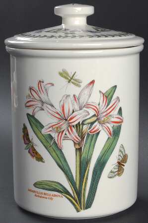 Botanic Garden 8" Storage Crock & Lid