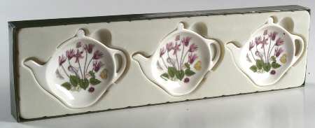 Botanic Garden (Set of 3) Teapot Shape Spoon Rests