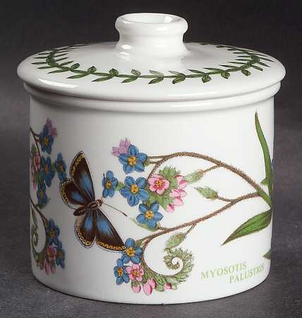 Botanic Garden Drum Sugar Bowl & Lid