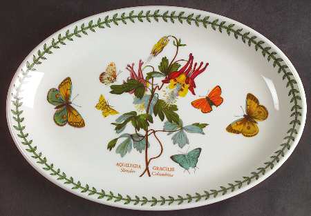 Botanic Garden 10" Oval Steak Platter