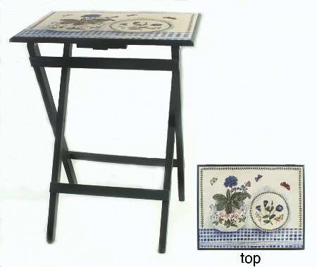 Botanic Garden Folding Wood Tray Table