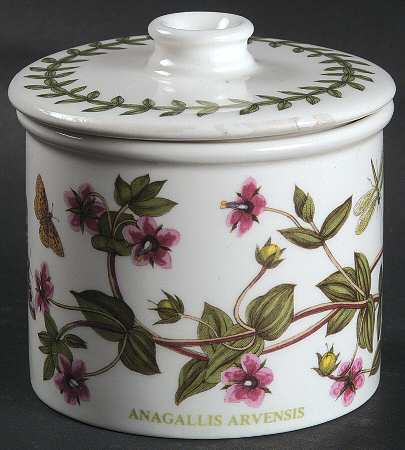 Botanic Garden Drum Sugar Bowl and Lid