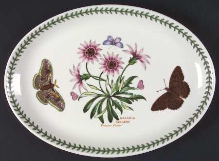 Botanic Garden 13" Oval Steak Platter