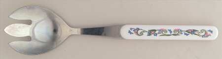 Botanic Garden Salad Serving Fork W/Stnls Prongs & Plastic Handle