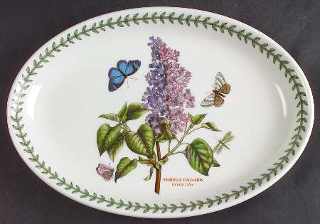 Botanic Garden 10" Oval Steak Platter