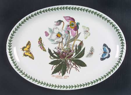 Botanic Garden 13" Oval Steak Platter by Portmeirion