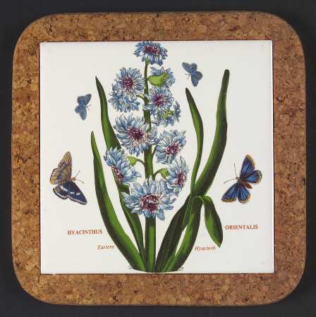 Botanic Garden 7" Square Cork Back Trivet